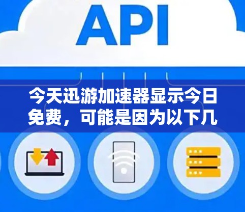今天迅游加速器显示今日免费,可能是因为以下几个原因导致的