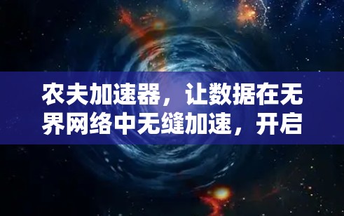 农夫加速器,让数据在无界网络中无缝加速,开启无线通信的新篇章