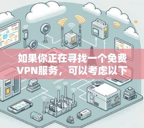 如果你正在寻找一个免费VPN服务,可以考虑以下平台,它们提供多样化的选择并适合不同的需求