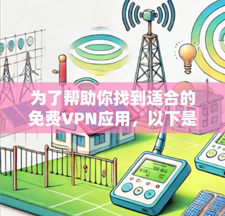 为了帮助你找到适合的免费VPN应用,以下是一些推荐的中国地区的 VPN 应用,它们通常提供免费服务
