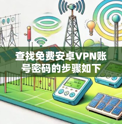查找免费安卓VPN账号密码的步骤如下