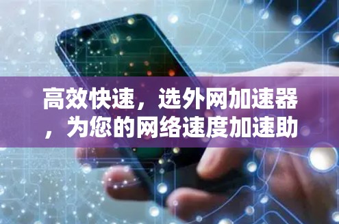 高效快速，选外网加速器，为您的网络速度加速助力