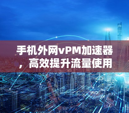 手机外网vPM加速器,高效提升流量使用率,助力您的数据生活