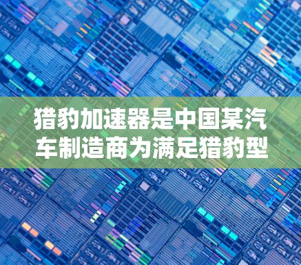 猎豹加速器是中国某汽车制造商为满足猎豹型汽车（如猎豹轿车）设计的自动加速装置。以下是关于猎豹加速器的详细信息