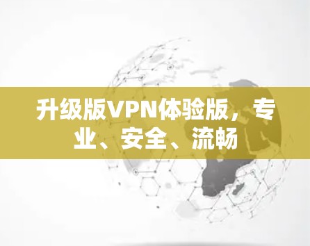 升级版VPN体验版,专业、安全、流畅 升级版VPN体验版,专业、安全、流畅