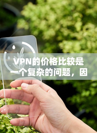 VPN的价格比较是一个复杂的问题,因为价格实际上取决于多方面因素,包括服务提供商、网络连接、使用频率、是否需要付费内容或额外功能等。以下是一些常见的VPN价格比较标准,供你参考 VPN的价格比较是一个复杂的问题,因为价格实际上取决于多方面因素,包括服务提供商、网络连接、使用频率、是否需要付费内容或额外功能等。以下是一些常见的VPN价格比较标准,供你参考
