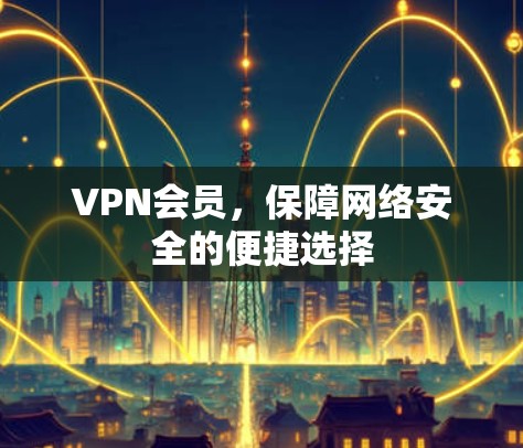 VPN会员,保障网络安全的便捷选择 VPN会员,保障网络安全的便捷选择