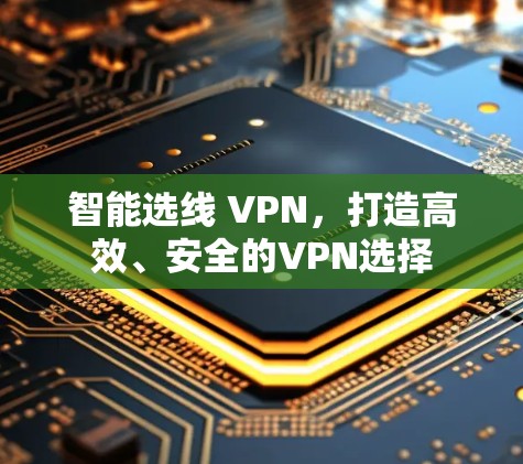 智能选线 VPN,打造高效、安全的VPN选择 智能选线 VPN,打造高效、安全的VPN选择