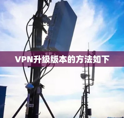 VPN升级版本的方法如下