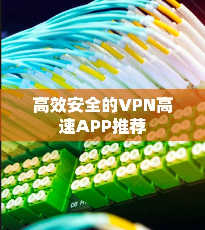 高效安全的VPN高速APP推荐